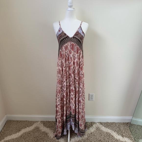 Freeway Boho Asymmetrical Maxi Dress - Picture 4 of 9